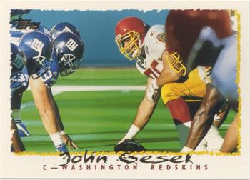 John Gesek Washington Redskins 1995 Topps NFL #119